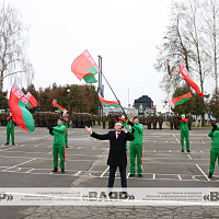 Торжественный ритуал принятия Военной присяги в Жодино