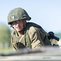 На полигоне Осиповичский проходит состязание на лучшую артиллерийскую батарею ракетных войск и артиллерии Вооруженных Сил.