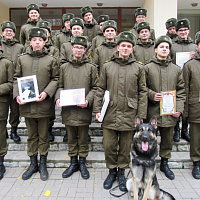 В 2-й инженерной бригаде провели в запас военнослужащих срочной военной службы