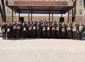 В 86 брс состоялось торжественное мероприятие по случаю увольняемых в запас военнослужащих