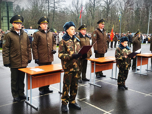 Воспитанники вступили в ряды военно-патриотического клуба
