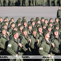 Продолжается подготовка к военному параду, приуроченному к 80-летию Победы в Великой Отечественной войне