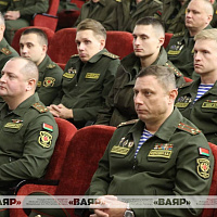 Представители идеологического актива Республики Беларусь выступают перед личным составом соединений и воинских частей