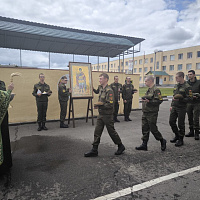 Передача иконы святого великомученика Георгия Победоносца