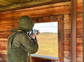 Занятия по огневой подготовке с военнослужащими 65 автбр