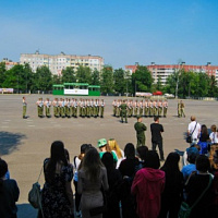 Минская военная комендатура принимает гостей