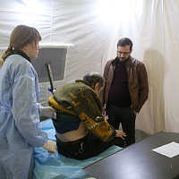 Белорусские медики продолжают работу в полевом госпитале в Сирии 