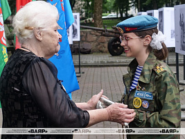 В Витебске состоялась церемония передачи капсулы с посланием ветеранов Великой Отечественной войны будущим поколениям
