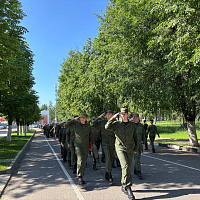 В воинских частях и соединениях прошли торжественные митинги, посвящённые началу нового учебного полугодия