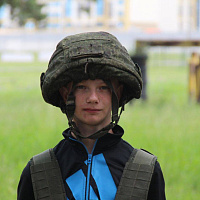 Полоса препятствий для воспитанников военно-патриотического лагеря 