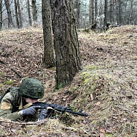Занятия по тактико-специальной подготовке с военнослужащими противоминного центра