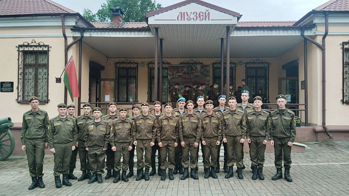 Военнослужащие 72 ОУЦ посетили Борисовский объединенный музей
