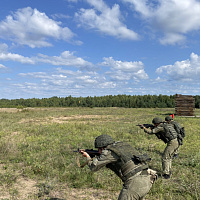 Прошли контрольные тактико-специальные занятия с военнослужащими 11 омбр