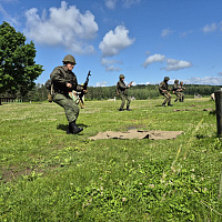Занятия по огневой подготовке с военнослужащими 120 омбр