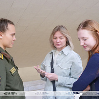 Военно-медицинский институт в БГМУ принял участие в общереспубликанском дне открытых дверей