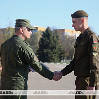 Ритуал проводов военнослужащих срочной военной службы 120 омбр, увольняемых в запас