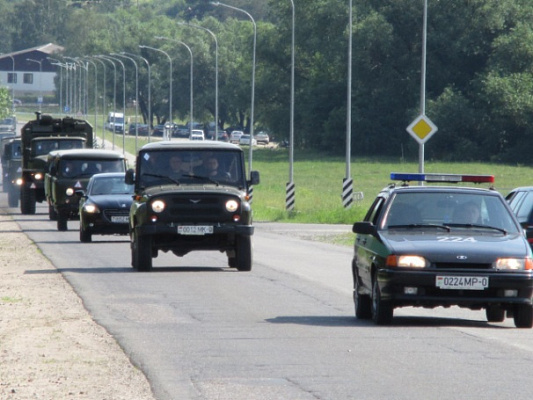 50-километровый марш слонимских гвардейцев