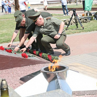 Началась военно-патриотическая акция Западного оперативного командования «Дорогой Победы»