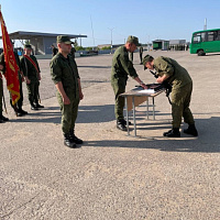 Вручили вооружение, военную и специальную технику