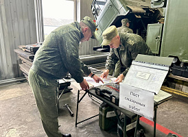  В 7-м инженерном полку проводится перевод техники на зимний режим эксплуатации