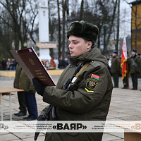 Военную присягу приняли новобранцы 50-й смешанной авиабазы и 49-й радиотехнической бригады