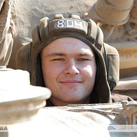 На танкодроме 72 ОУЦ прошли занятия по вождению