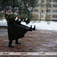 На мемориале «Боевой путь гвардейцев 120-й стрелковой дивизии» прошёл торжественный митинг