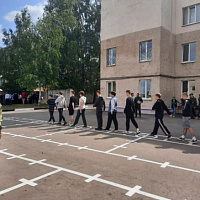 В рамках военно-патриотического воспитания