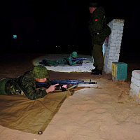 В 74 опс прошли ночные стрельбы