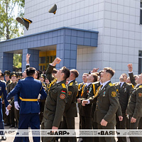 На военном факультете в БГАА состоялся очередной выпуск офицеров
