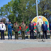 Гвардейцы приняли участие в мероприятиях ко Дню Государственной символики