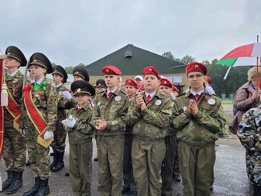 Торжественное открытие финала спортивно-патриотической игры «Зарница»