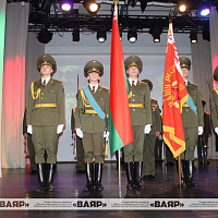 Торжественное собрание, посвященное 15-летию со дня образования 1-го зенитного ракетного полка ВВС и войск ПВО