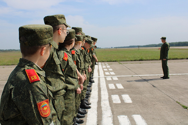  Учебно-полевые сборы с учащимися Брестского областного кадетского училища в 61 иаб