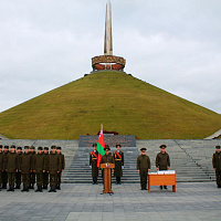 В Минской военной комендатуре состоялось чествование военнослужащих
