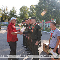 Во 2-й инженерной бригаде состоялось закрытие 32-го лично-командного чемпионата Вооруженных Сил по пожарно-спасательному спорту