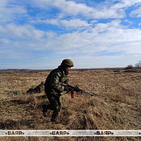 Комплексное тактическое занятие с боевой стрельбой с военнослужащими 6 омбр
