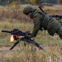 Продолжаются занятия по боевой подготовке с курсантами Военной академии