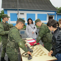 Выставка вооружения от слонимских гвардейцев