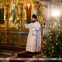 Брестские десантники приняли участие в рождественском богослужении 