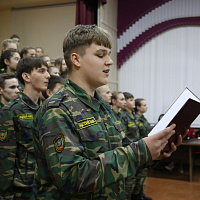 В кадетском братстве – новое пополнение