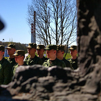 Военнослужащие посетили мемориальный комплекс «Тростенец»