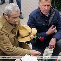 Памятный митинг на Острове Мужества и Скорби