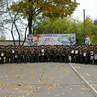 В 83-м отдельном инженерно-аэродромном полку прошло чествование военнослужащих, увольняемых в запас