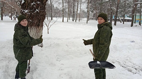  «Про100помогаем — убираем снег!»