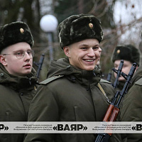 Военную присягу приняли новобранцы 50-й смешанной авиабазы и 49-й радиотехнической бригады