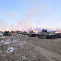 Подразделения, привлекаемые к проверке, совершают марш комбинированным способом в назначенные районы