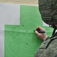 Занятия по огневой подготовке с военнослужащими артиллерийской бригады СЗОК