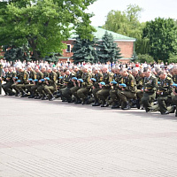 Военнослужащие нового пополнения 38 одшбр приняли Военную присягу