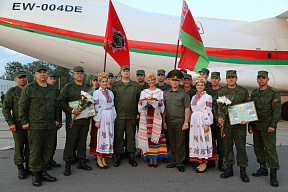 Первые белорусские участники «АрМИ-2019» прилетели в Беларусь